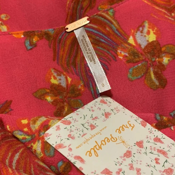 FREE PEOPLE Combination Hot Tropics Jumpsuit in Pink Combo - Picture 5 of 8